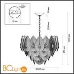 Люстра Odeon Light CABOCHON 5050/17 - Фото 0