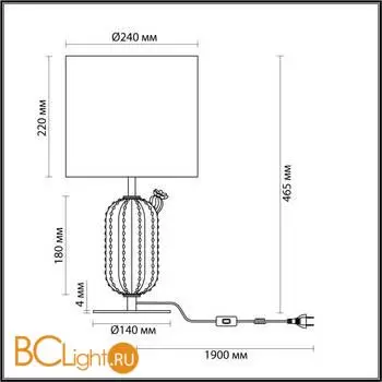 Настольная лампа Odeon Light CACTUS 5425/1T - Фото 1