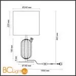 Настольная лампа Odeon Light CACTUS 5425/1T - Фото 1