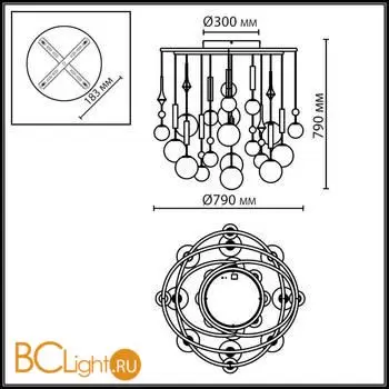 Люстра Odeon Light CALLISTO 5457/21C - Фото 1
