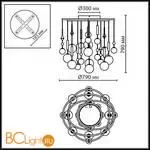 Люстра Odeon Light CALLISTO 5457/21C - Фото 1