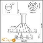 Подвесной светильник Odeon Light Candel 5009/98L - Фото 0