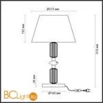 Настольная лампа Odeon Light Candy 4861/1TA - Фото 2