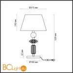 Настольная лампа Odeon Light Candy 4861/1TB - Фото 1