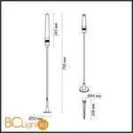 Садово-парковый фонарь Odeon Light CANNA new 7020/4GL - Фото 1