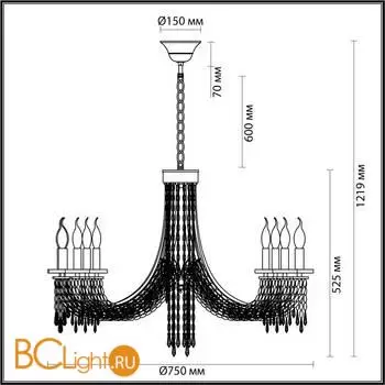 Люстра Odeon Light CAPEL 5063/8 - Фото 0