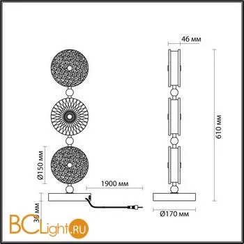 Настольный светильник Odeon Light Caramella 5412/13TL - Фото 0