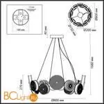 Люстра Odeon Light Caramella 5412/95L - Фото 0