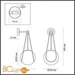 Бра Odeon Light Carol 4268/1W - Фото 1