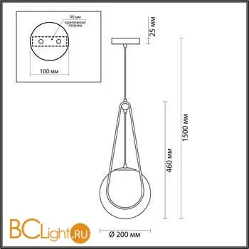 Подвесной светильник Odeon Light Carol 4268/1 - Фото 1
