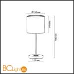 Настольная лампа Odeon Light Cats 2279/1T - Схема