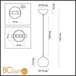 Подвесной светильник Odeon Light CAUCHO new 7061/1 - Фото 1