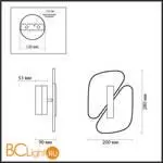 Настенный светильник Odeon Light CHIARA 6638/10WL - Фото 1