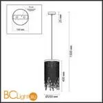 Подвесной светильник Odeon Light Chokka 5028/3 - Фото 0
