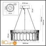 Люстра Odeon Light CLEO new 5091/80L - Фото 1