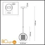 Подвесной светильник Odeon Light Clocky 4939/1 - Фото 1