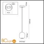 Подвесной светильник Odeon Light COCOON 5060/1DA - Фото 0