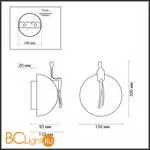 Настенный светильник Odeon Light CONFUCIUS 7011/5WL - Фото 1