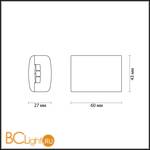 Коннектор Odeon Light Connector 3815/W - Схема