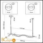 Подвесной светильник Odeon Light Corda 4397/40L - Фото 0