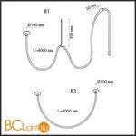 Подвесной светильник Odeon Light Corda 4391/40CL - Фото 1