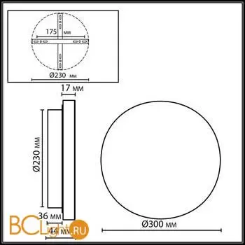 Настенный светильник Odeon Light CORK 7073/15WL - Фото 1