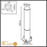 Уличный настенный светильник Odeon Light CORTENA 7180/22GL - Фото 0