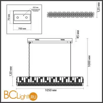 Люстра Odeon Light CROSSA 5072/50L - Фото 0