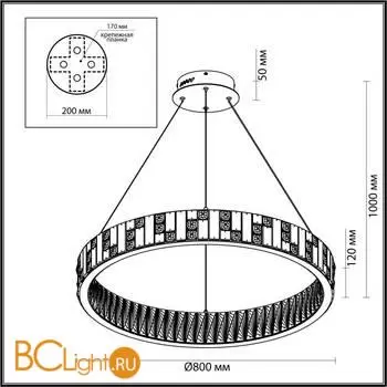 Люстра Odeon Light CROSSA 5072/100L - Фото 0