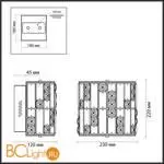 Бра Odeon Light CROSSA 5072/28WL - Фото 0