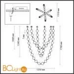 Подвесной светильник Odeon Light Crystal 5008/192L - Фото 1