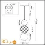 Подвесной светильник Odeon Light Crystal 5008/7LA - Фото 0