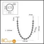 Подвесной светильник Odeon Light Crystal 5008/80L - Фото 1
