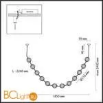 Подвесной светильник Odeon Light Crystal 5008/48L - Фото 1