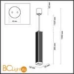 Подвесной светильник Odeon Light Cubi 4790/5L - Фото 2