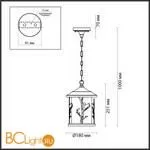 Уличный подвесной светильник Odeon Light Cuita 4963/1 - Фото 2