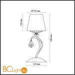 Настольная лампа Odeon Light Dagura 2682/1T - Схема