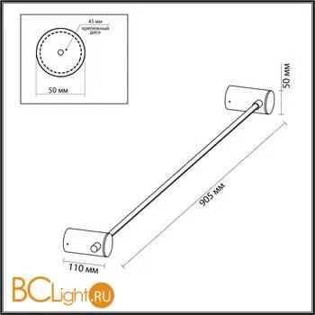 Настенный светильник Odeon Light Dalia 4395/8WL - Фото 1