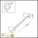 Настенный светильник Odeon Light Dalia 4396/6WL - Фото 0