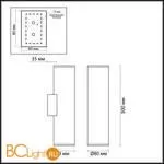 Настенный светильник Odeon Light Dario 4245/2WB - Фото 1