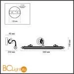 Подсветка для картин Odeon Light Dega 4917/8WL - Фото 1