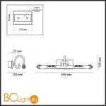 Подсветка для картин Odeon Light Dega 4915/8WL - Фото 1