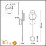 Настенный светильник Odeon Light Denzel 4321/16WL - Фото 3
