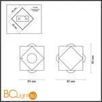 Настенный светильник Odeon Light Diamanta 4218/8WL - Фото 2