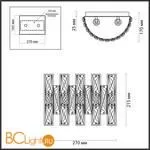 Настенный светильник Odeon Light Diora 4121/2W - Фото 1