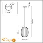 Подвесной светильник Odeon Light Dori 4702/1 - Схема