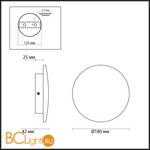 Настенный светильник Odeon Light Eclissi 3871/12WL - Схема