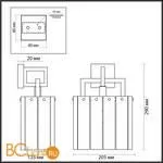 Настенный светильник Odeon Light Edera 4976/1W - Фото 2