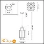 Подвесной светильник Odeon Light Edera 4976/1 - Фото 2