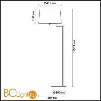 Торшер Odeon Light Edwin 4101/1F - Схема